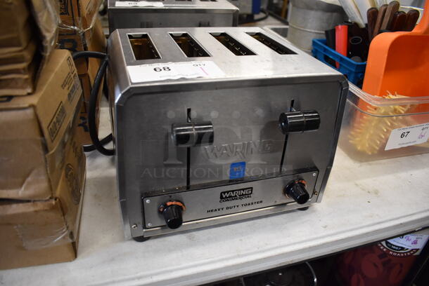 Waring WCT800 Stainless Steel Commercial Countertop 4 Slot Toaster Oven. 120 Volts, 1 Phase. 12x13x9.5 - Image 4 of 6