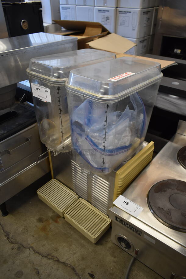 Crathco D25-4 Stainless Steel Commercial Countertop 2 Hopper Refrigerated Beverage Machine. 115 Volts, 1 Phase. Tested and Powers On But Does Not Get Cold - Image 2 of 5