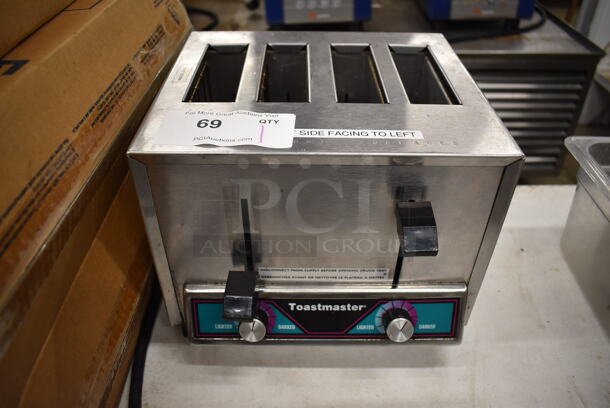 Toastmaster BTW09 Stainless Steel Commercial Countertop 4 Slot Toaster Oven. 120 Volts, 1 Phase. 11.5x13x9