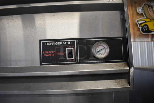 Victory Model RA-2D-7 Stainless Steel Commercial 2 Door Reach In Cooler. 115 Volts, 1 Phase. 52x36x84.5. Tested and Powers On But Temps at 53 Degrees - Image 3 of 7