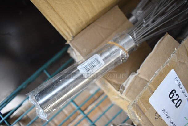 7 BRAND NEW IN BOX! Update Stainless Steel Whisks. 12". 7 Times Your Bid! - Image 3 of 3