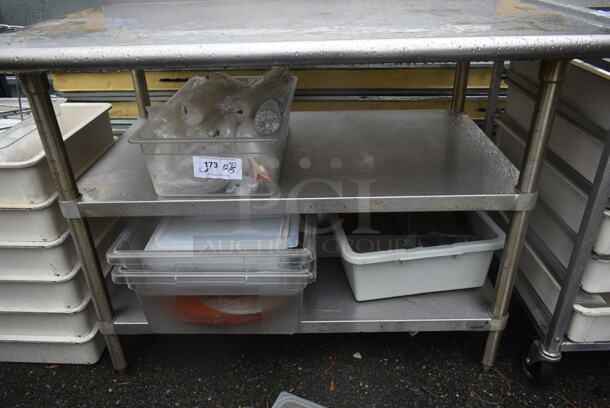 ALL ONE MONEY! Lot of 3 Bins of Various Items Including Plastic Lids - Image 1 of 4
