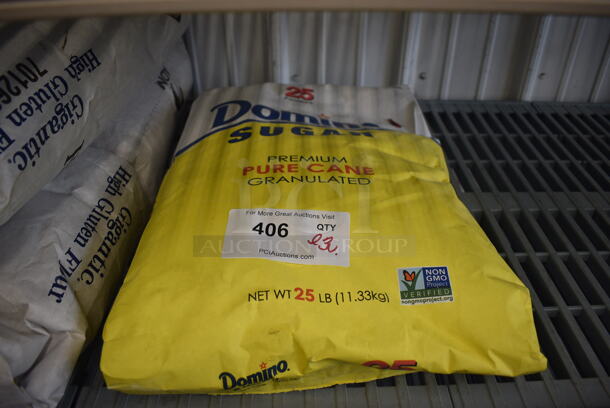 ALL ONE MONEY! Lot of 3 Bags; Domino Sugar and 2 High Gluten Flour. - Image 2 of 4