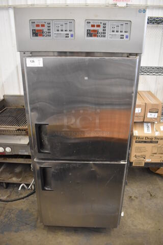Paris Croissant SD-1 Stainless Steel Commercial 2 Half Size Door Reach In Dough Conditioner. 220 Volts. 31x45x76