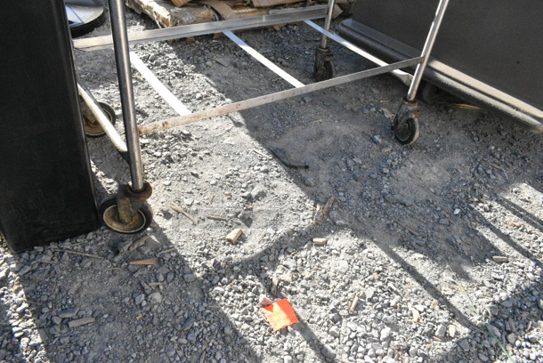 Metal Shelving Unit on Commercial Casters.  - Image 2 of 2