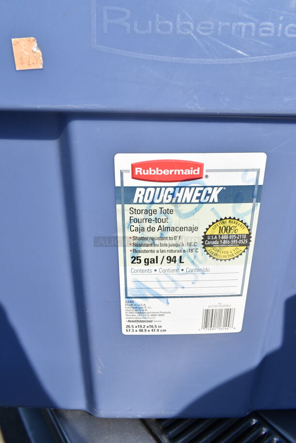 ALL ONE MONEY! Lot of Poly Bins and 2 Metal Round Pizza Pans - Image 5 of 11