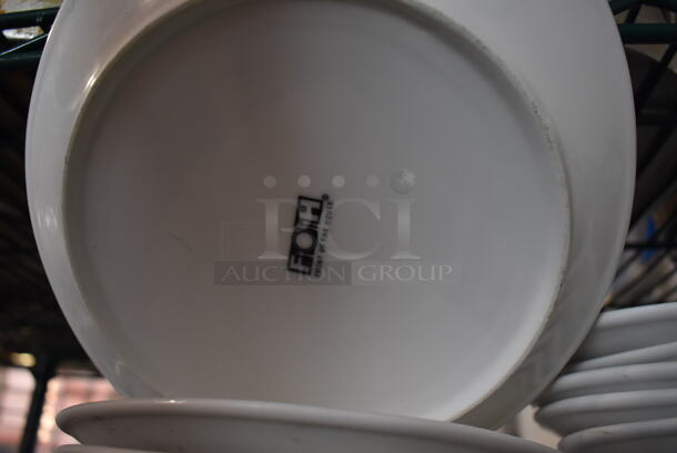 ALL ONE MONEY! Lot of 24 Various White Ceramic Plates. 9x7.5x1, 6.5x5.5x1 - Image 4 of 4