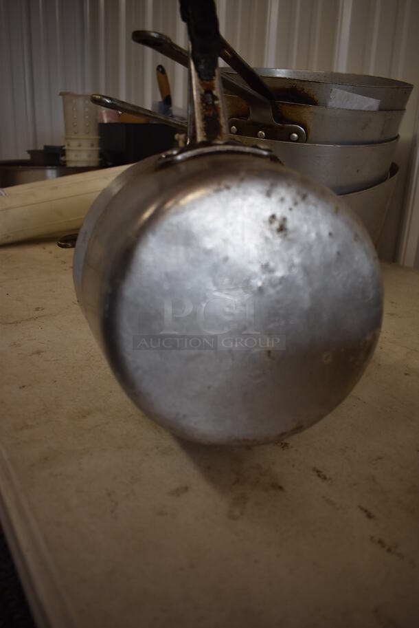 7 Various Metal Sauce Pans. Includes 28x15x15. 7 Times Your Bid! - Image 8 of 8