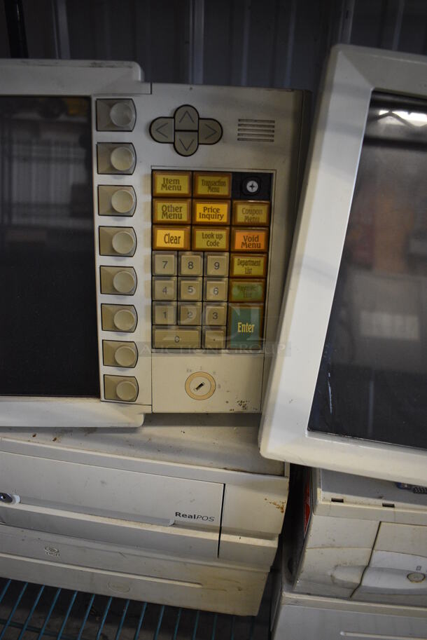 2 NCR 15" POS Monitor on Computer Tower and Cash Drawer. 2 Times Your Bid! - Image 4 of 6