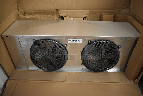 BRAND NEW IN BOX! Cold Zone Model AA28-134B-AE Metal Commercial Condenser Fan. 115 Volts, 1 Phase. 45.5x17x16