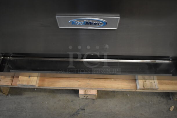 BRAND NEW SCRATCH AND DENT! KoolMore Stainless Steel Commercial Natural Gas Powered 2 Burner Range w/ Flat Top Griddle, Oven, Over Shelf and Back Splash.  - Image 11 of 11