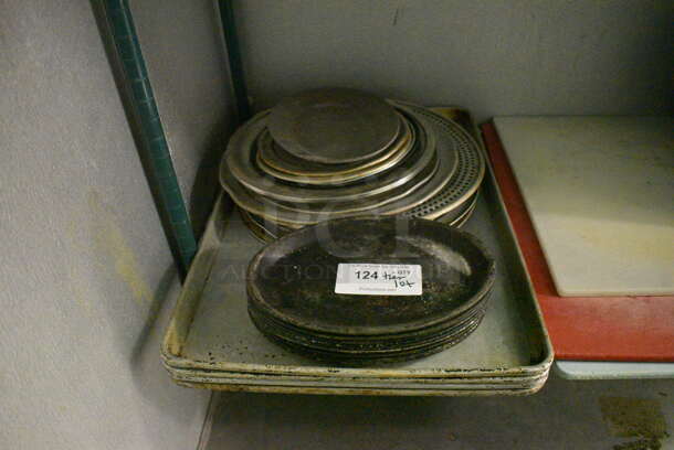 ALL ONE MONEY! Tier Lot of Various Metal Baking Pans, Cutting Boards and Drop In Bins. (kitchen) - Image 4 of 6