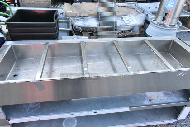 Stainless Steel Steam Tables w/ Metal Under Shelf. - Image 2 of 3