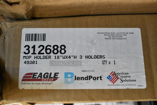 BRAND NEW IN BOX! Eagle 312688 Mop Holder, 14"W, Holds (3) Mops - Image 3 of 3