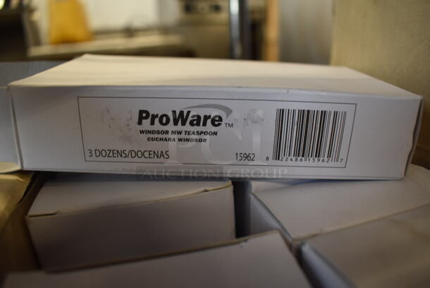 10 BRAND NEW Boxes of 36 ProWare 15962 Windsor MW Teaspoons. 6.5". 10 Times Your Bid! - Image 3 of 3