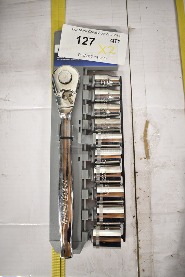 2 BRAND NEW! TEQ Ratchets w/ Sockets Sets. 2 Times Your Bid! - Image 5 of 7