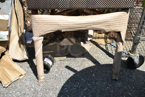 BRAND NEW SCRATCH AND DENT! Wicker Style Chair - Image 3 of 3