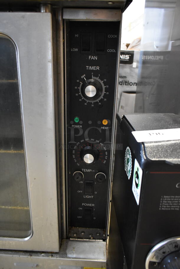 2 Patriot PT-COE Stainless Steel Commercial Electric Powered Full Size Convection Ovens w/ View Through Doors, Metal Oven Racks and Thermostatic Controls on Commercial Casters. 208 Volts, 3 Phase. 2 Times Your Bid! - Image 5 of 8