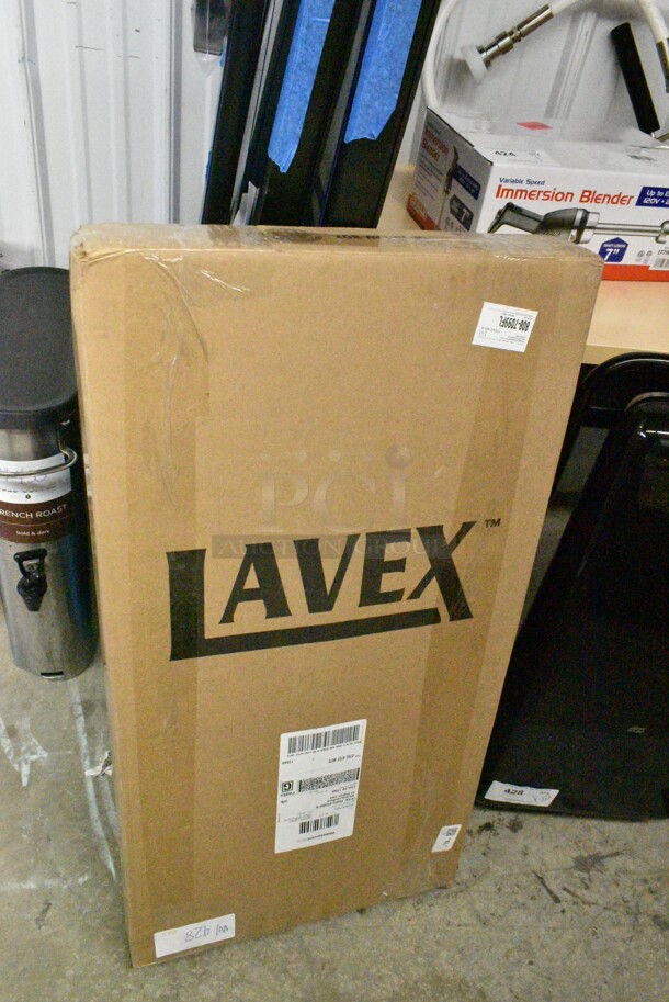 2 BRAND NEW SCRATCH AND DENT! Items Including 475BCS100CRM Lavex Cream Horizontal Wall-Mounted Baby Changing Station / Table, Dispenser on Frame. 2 Times Your Bid!  - Image 3 of 8