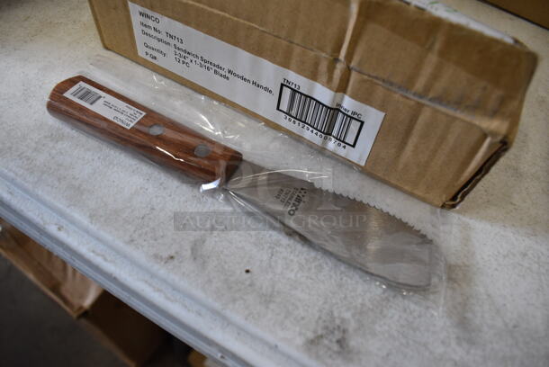 12 BRAND NEW IN BOX! Winco Stainless Steel Spreaders. 7.5". 12 Times Your Bid! - Image 3 of 3