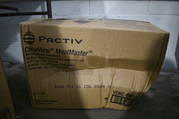 2 Boxes of Pactiv ClearView MealMaster Microwavable Containers. 2 Times Your Bid!