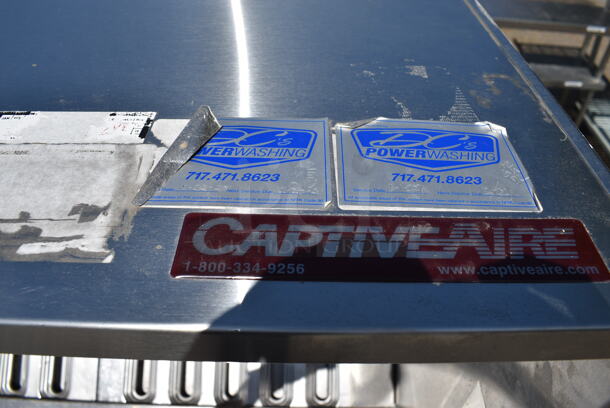 9.5' CaptiveAire Stainless Steel Commercial Grease Hood w/ Filters. 115x24x55 - Image 7 of 7