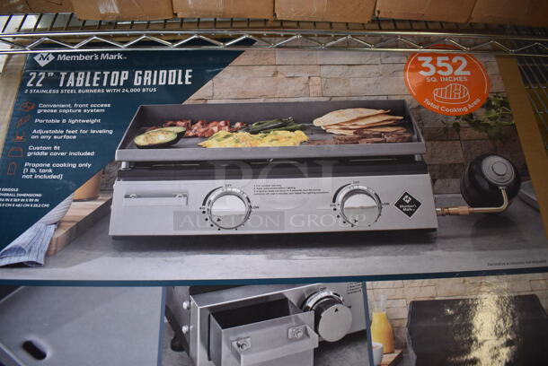 BRAND NEW IN BOX! Member's Mark 22" Tabletop Griddle. - Image 4 of 4