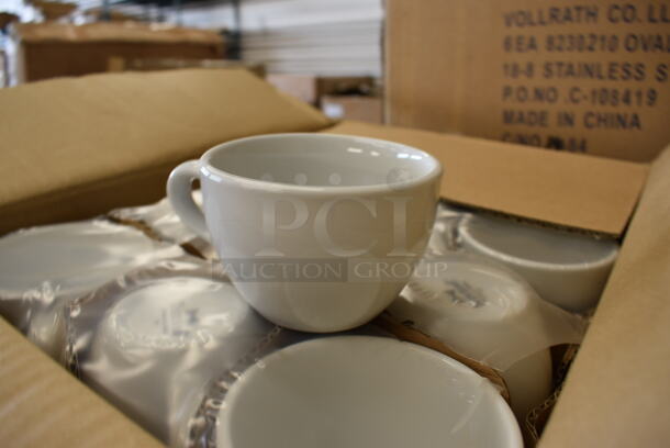 108 BRAND NEW IN BOX! Tuxton ALF-0752 White Ceramic Mugs. 5x4x3. 108 Times Your Bid! - Image 2 of 3