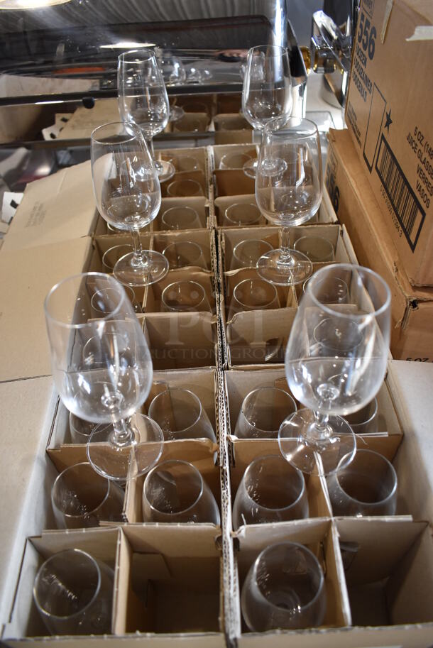 6 Boxes of 6 BRAND NEW Ideal Wine Tasting Glasses. 2.5x2.5x6. 6 Times Your Bid! - Image 7 of 9