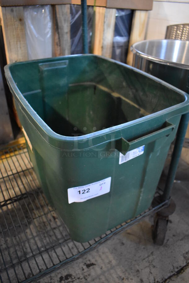 ALL ONE MONEY! Lto of Meat Slicer Blade and Caulk Frame in Green Poly Bin - Image 4 of 4