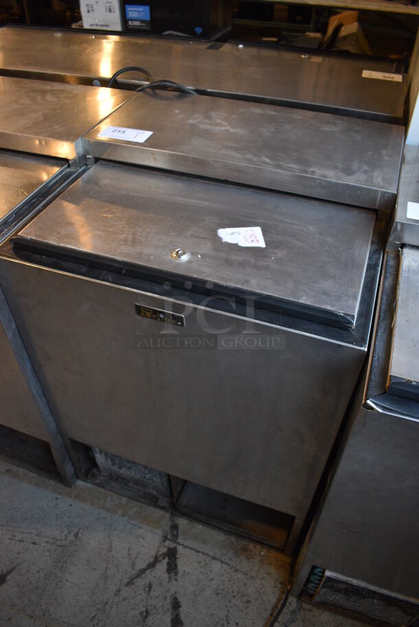 Perlick FR24AS Stainless Steel Commercial Bottle Back Bar Cooler. 115 Volts, 1 Phase. 24x24x34. Tested and Does Not Power On - Image 3 of 6