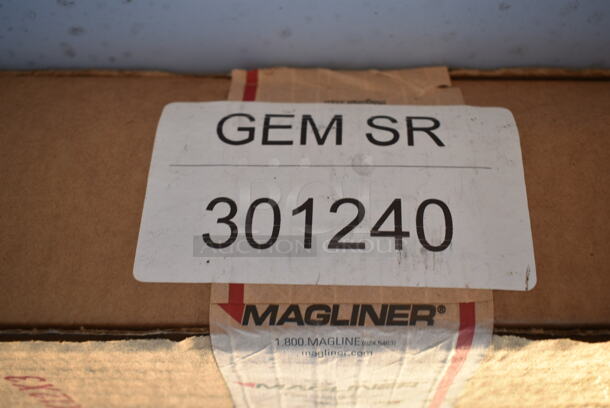 BRAND NEW SCRATCH AND DENT! Box of 2 GEM SR 301240 Casters and Metal Pieces - Image 2 of 3