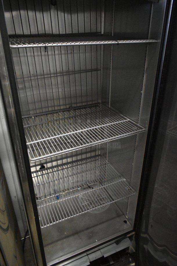 2017 True T-19F Stainless Steel Commercial Single Door Reach In Freezer w/ Poly Coated Racks. 115 Volts, 1 Phase. Tested and Powers On But Does Not Get Cold - Image 4 of 5