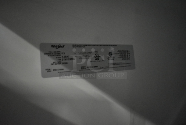 BRAND NEW SCRATCH AND DENT! Whirlpool WRT311FZDM02 Stainless Steel Cooler Freezer Combo. 115 Volts, 1 Phase. Tested and Working! - Image 6 of 6