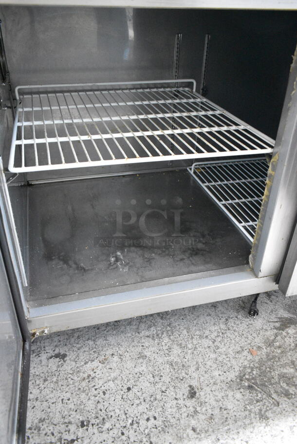Metalfrio PICL-71-9 Stainless Steel Commercial Pizza Prep Table on Commercial Casters. 115 Volts, 1 Phase. Tested and Working! - Image 6 of 8