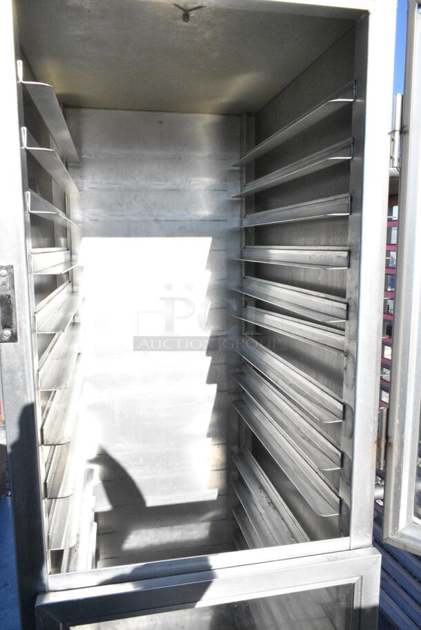 Metal Commercial Enclosed Pan Transport Rack on Commercial Casters.  - Image 3 of 4