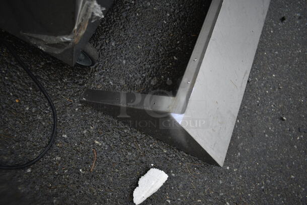 Stainless Steel Wall Mount Shelf. - Image 3 of 3