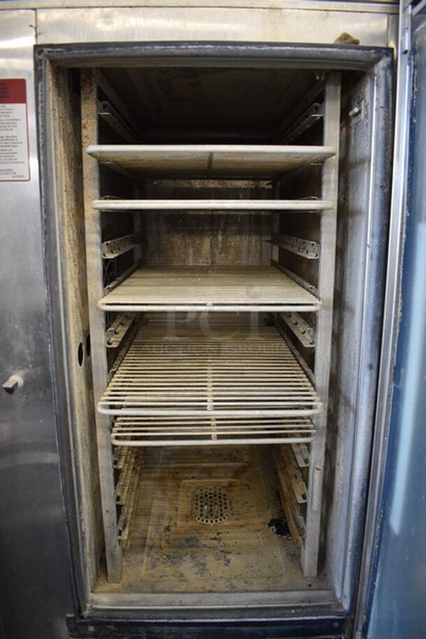 Alto Shaam Stainless Steel Commercial Electric Powered Combitherm Convection Oven on Stainless Steel Equipment Stand. Appears To Be Model CTP10-10E. 35.5x38x69.5 - Image 8 of 8
