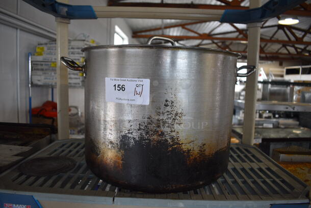 Metal Stock Pot w/ Lid. 21x16.5x12 - Image 1 of 3