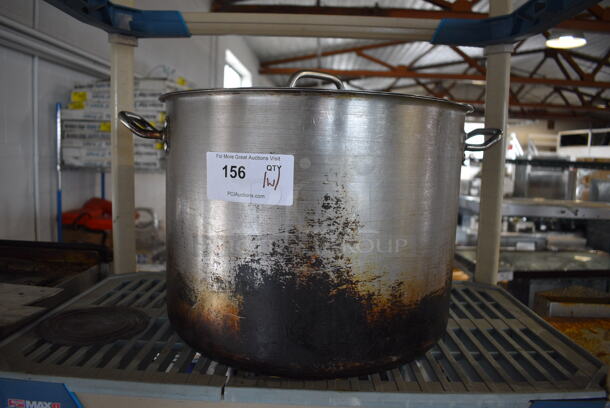 Metal Stock Pot w/ Lid. 21x16.5x12