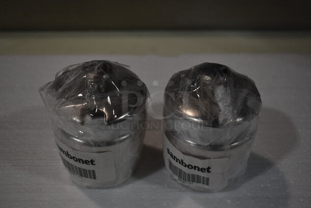 Lot of 2 BRAND NEW! Sambonet 56081-01 Stainless Steel Mustard Pot.  - Image 2 of 4
