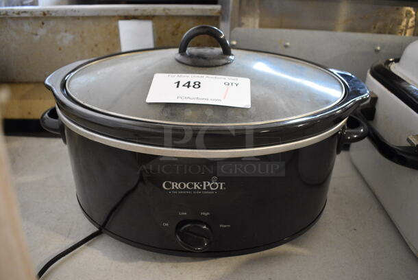 Crock Pot Metal Countertop Slow Cooker. 16x12x10