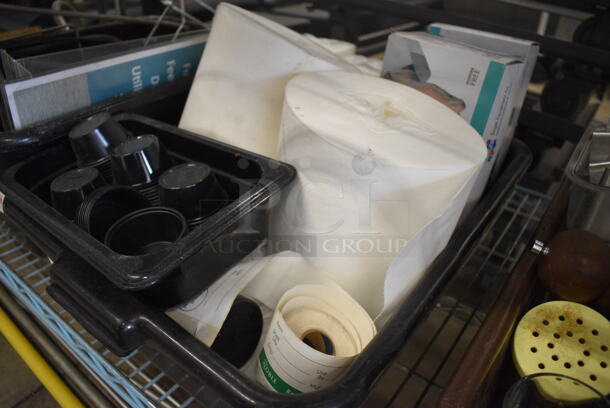 ALL ONE MONEY! Lot of Various Items Including Paper Towels and Stickers In Black Bus Bin! - Image 4 of 4