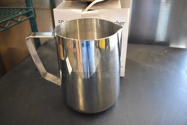BRAND NEW IN BOX! Update Stainless Steel 50 Ounce Frothing Pitcher. 6.5x5x6
