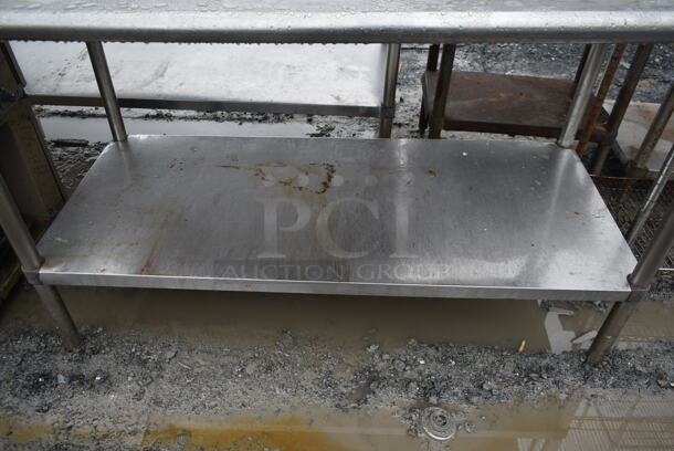 Stainless Steel Commercial Table w/ Back Splash and Under Shelf. - Image 3 of 4