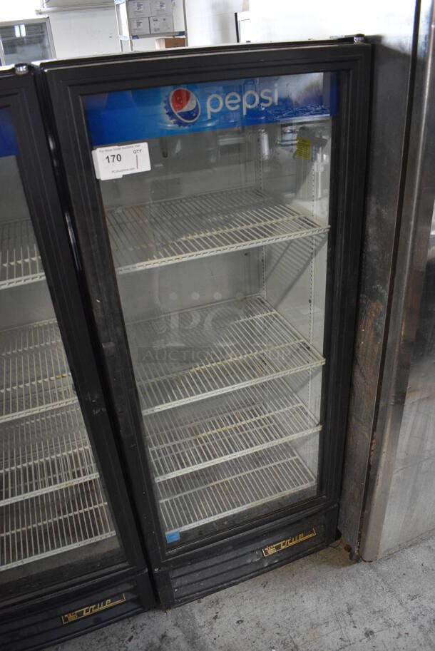 2015 True Model GDM-12-LD ENERGY STAR Metal Commercial Single Door Reach In Cooler Merchandiser w/ Poly Coated Racks. 115 Volts, 1 Phase. 25x24x62. Tested and Working! - Image 3 of 5
