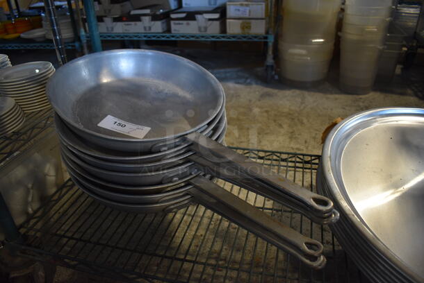 7 Metal Skillets. 26x14.5x2. 7 Times Your Bid!