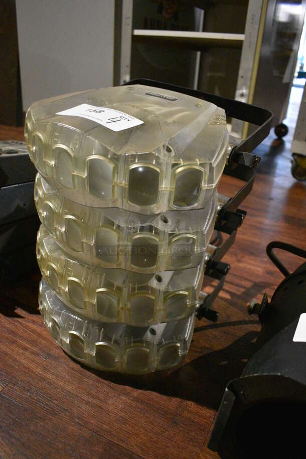 4 American DJ Jellyfish Light Fixtures. 100-240 Volts, 1 Phase. 12x12x3.5. 4 Times Your Bid! (bar) - Image 2 of 6