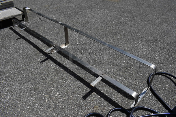 Metal Pot Rack. 96x12x17 - Image 1 of 2