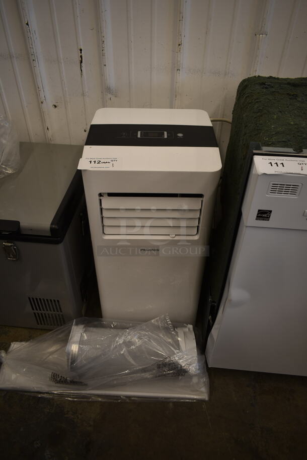 BRAND NEW SCRATCH AND DENT! Pelonis PAP08R1BWT Portable Air Conditioner w/ Original Accessories. 8,000 BTU. 115 Volts, 1 Phase. Tested and Working! - Image 1 of 7
